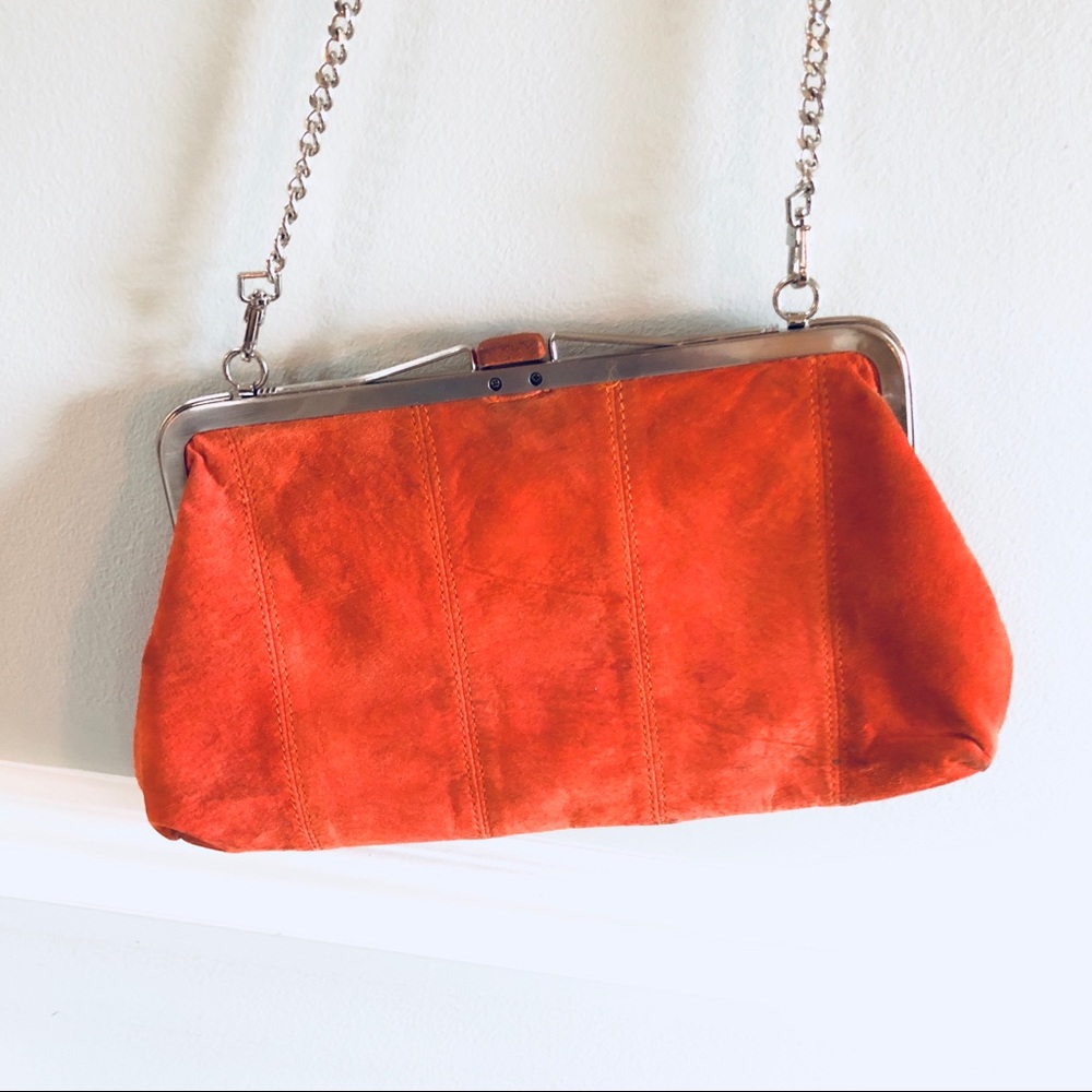 Burnt orange Clutch